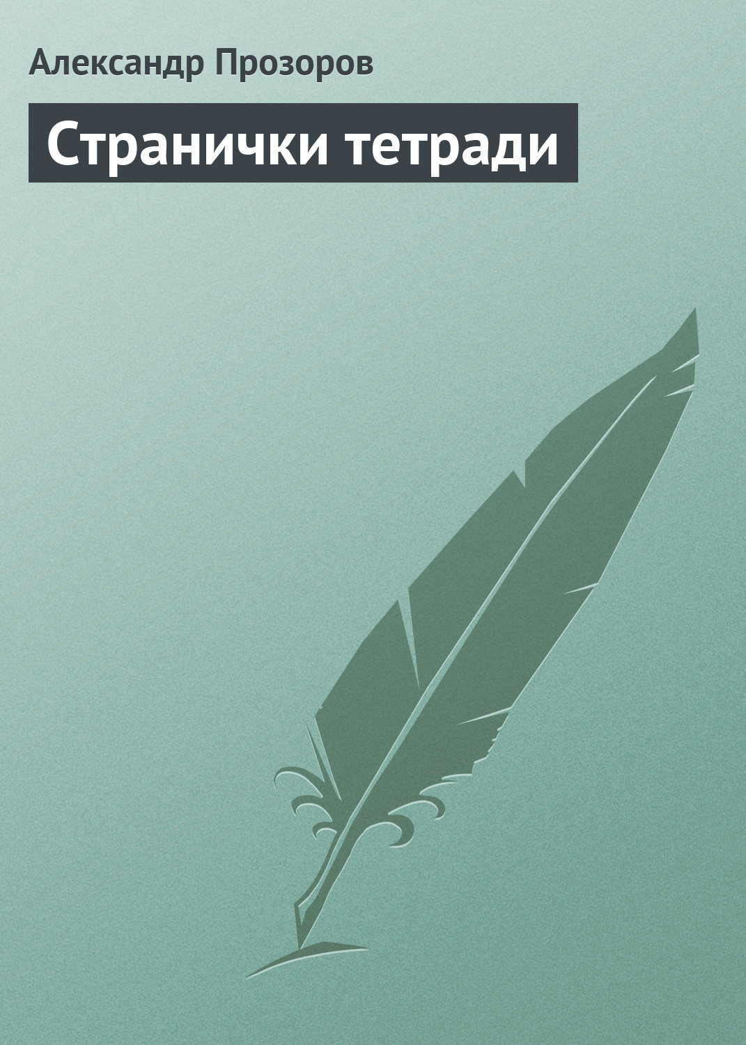 Обложка книги «Странички тетради»
