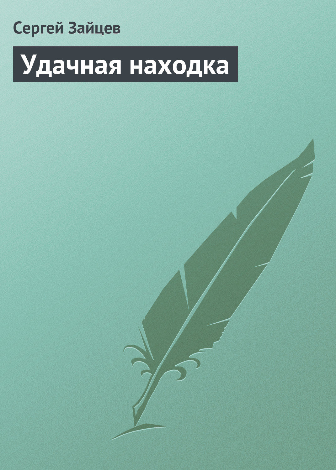Обложка книги «Удачная находка»