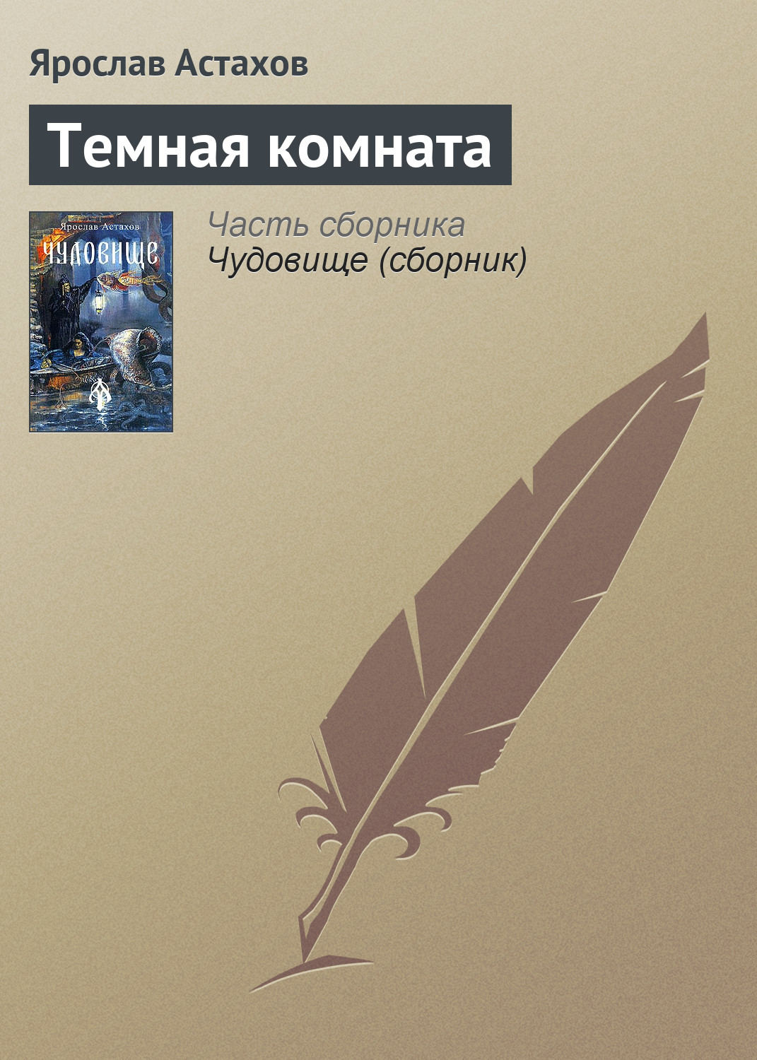 Обложка книги «Темная комната»