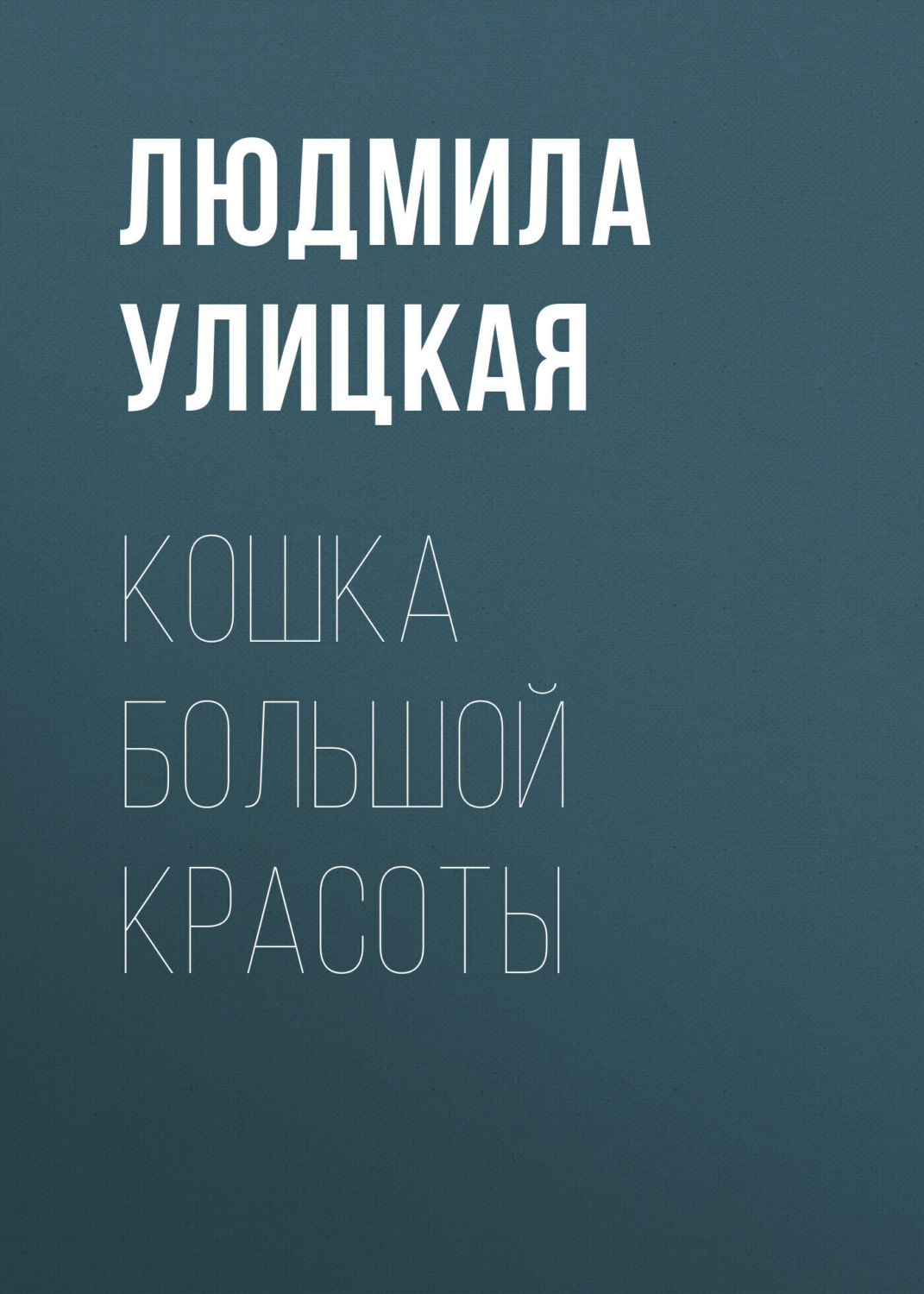 Обложка книги «Кошка большой красоты»