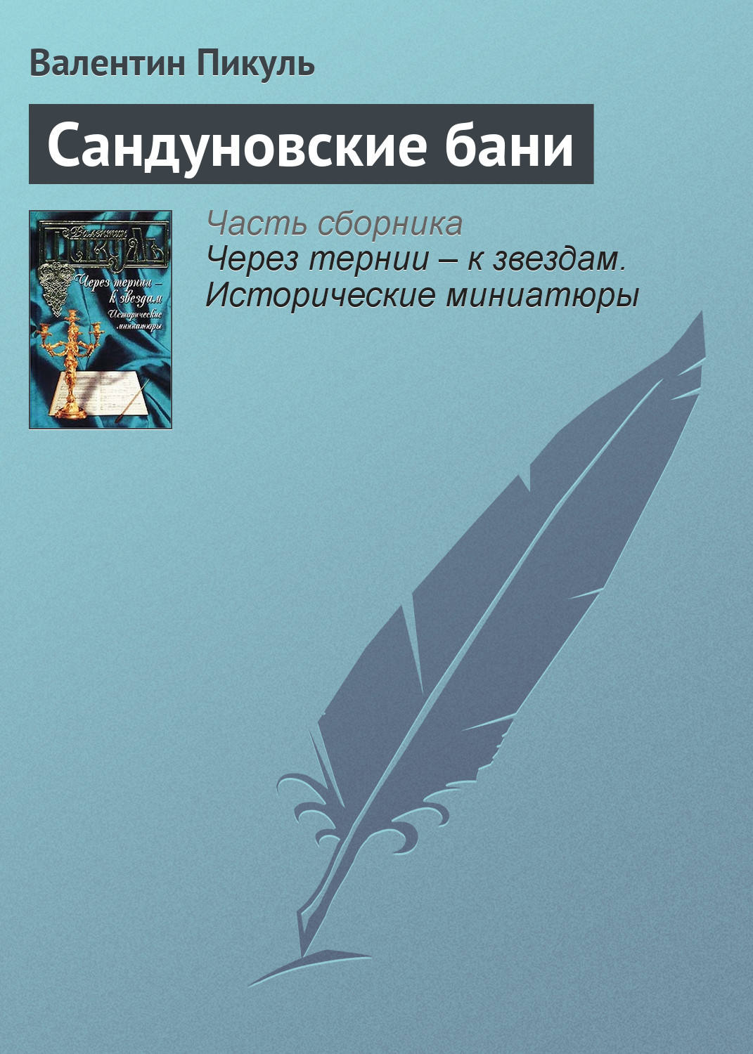 Обложка книги «Сандуновские бани»