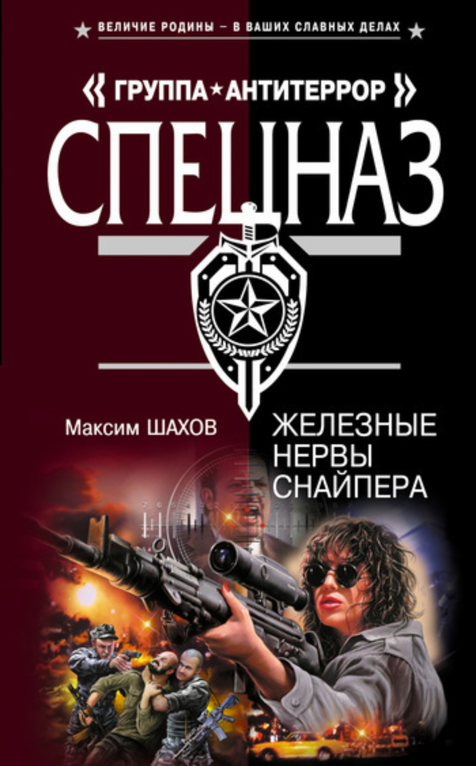 Обложка книги «Железные нервы снайпера»