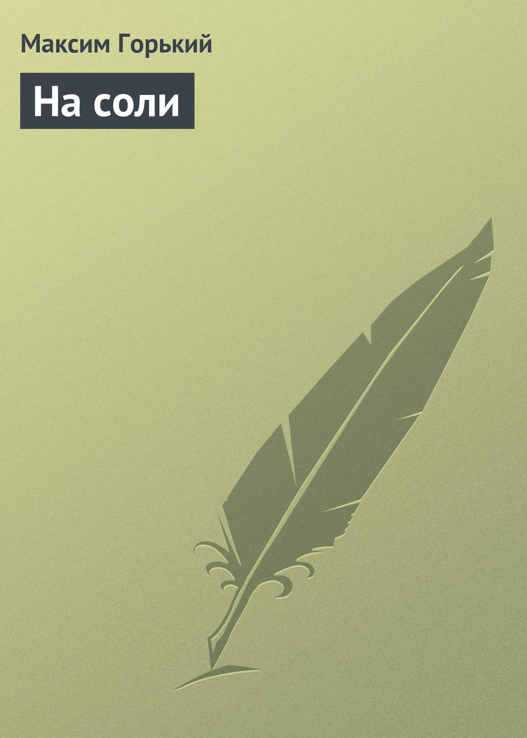 Обложка книги «На соли»