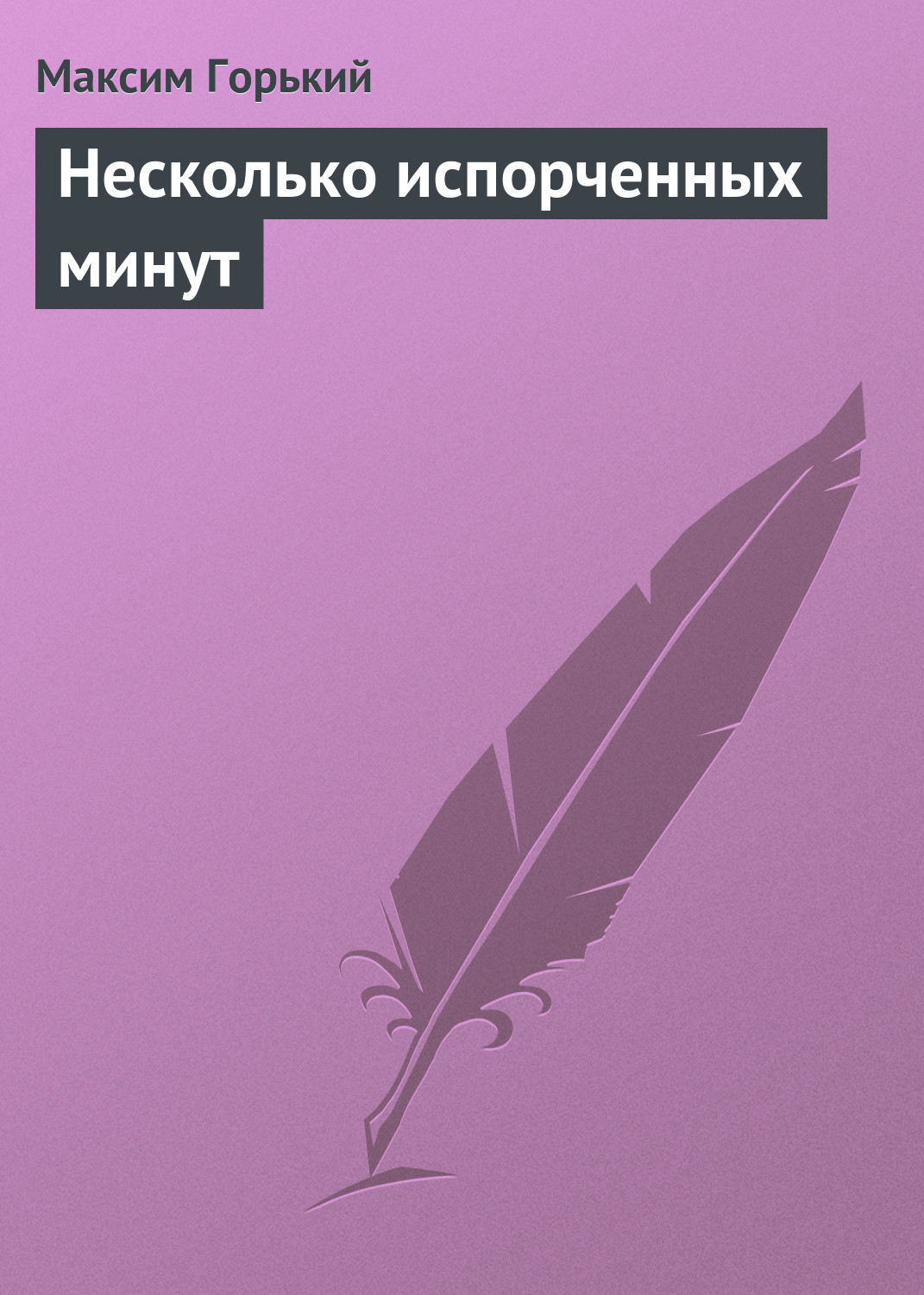 Обложка книги «Несколько испорченных минут»