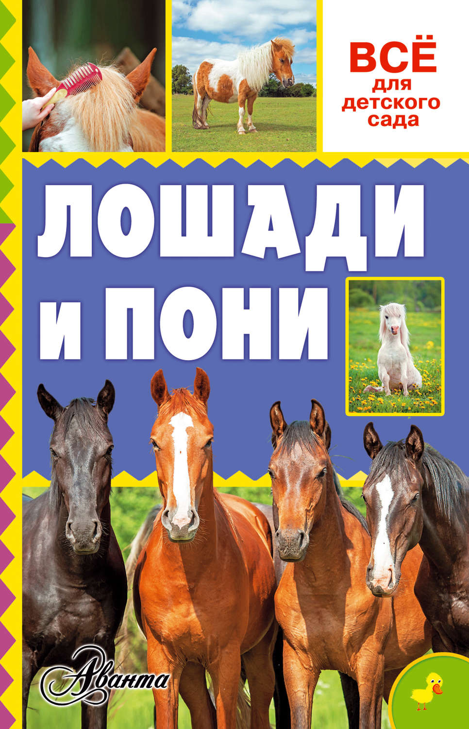 Обложка книги «Лошади и пони»