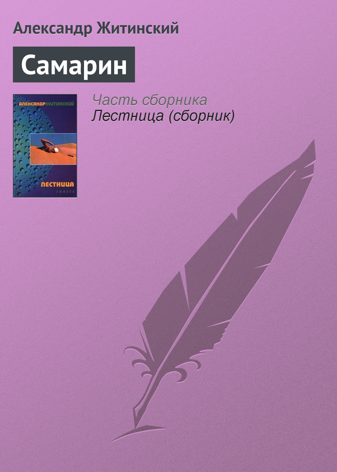 Обложка книги «Самарин»