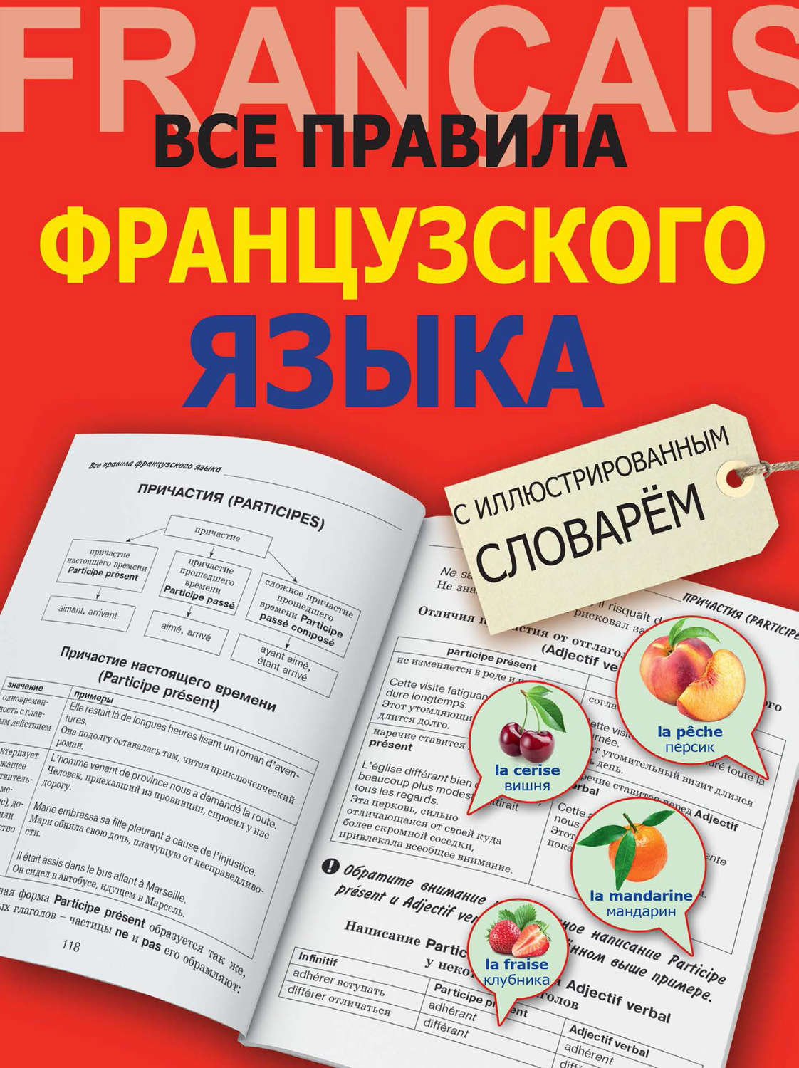 Обложка книги «Все правила французского языка с иллюстрированным словарём»