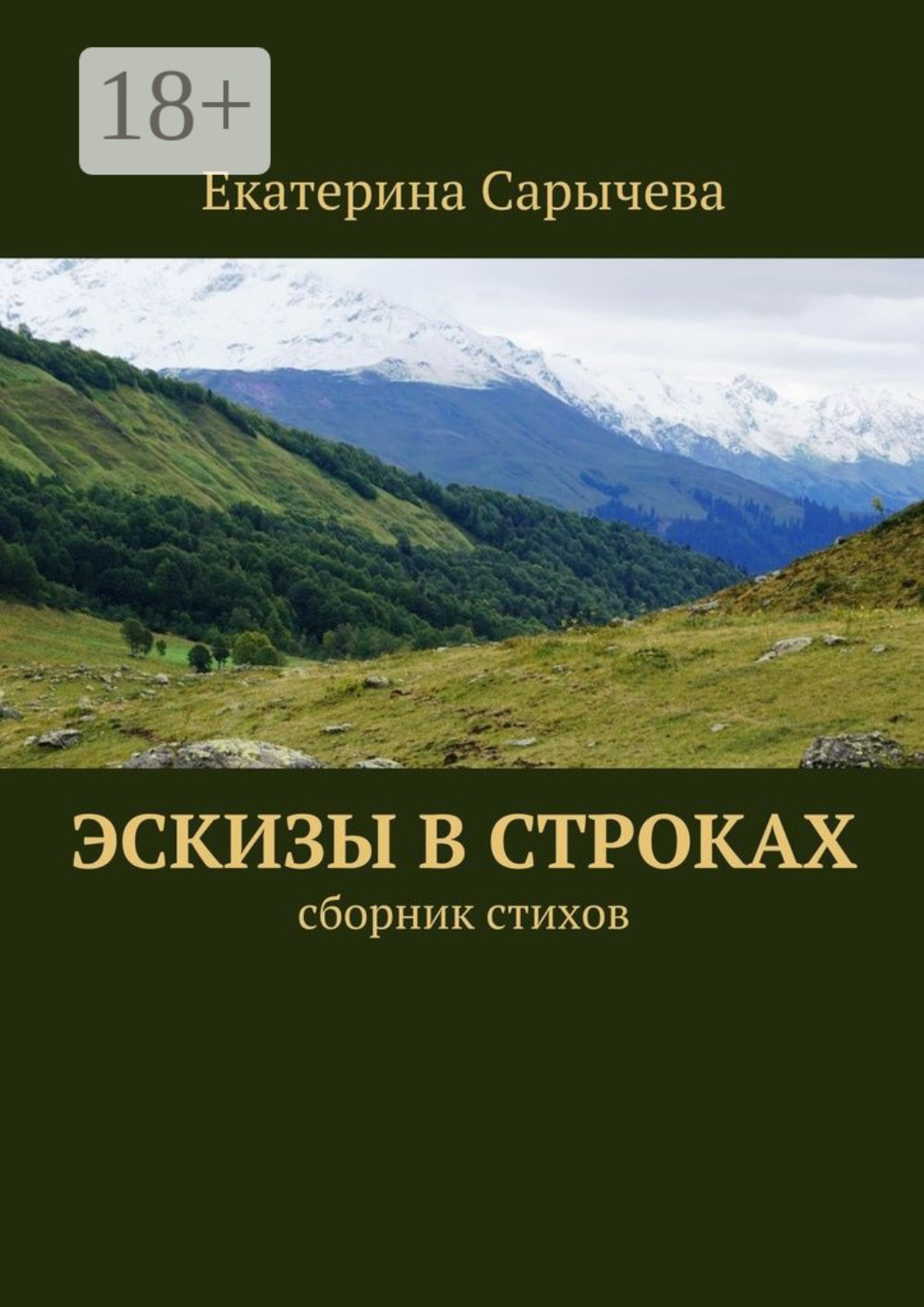 Обложка книги «Эскизы в строках. сборник стихов»