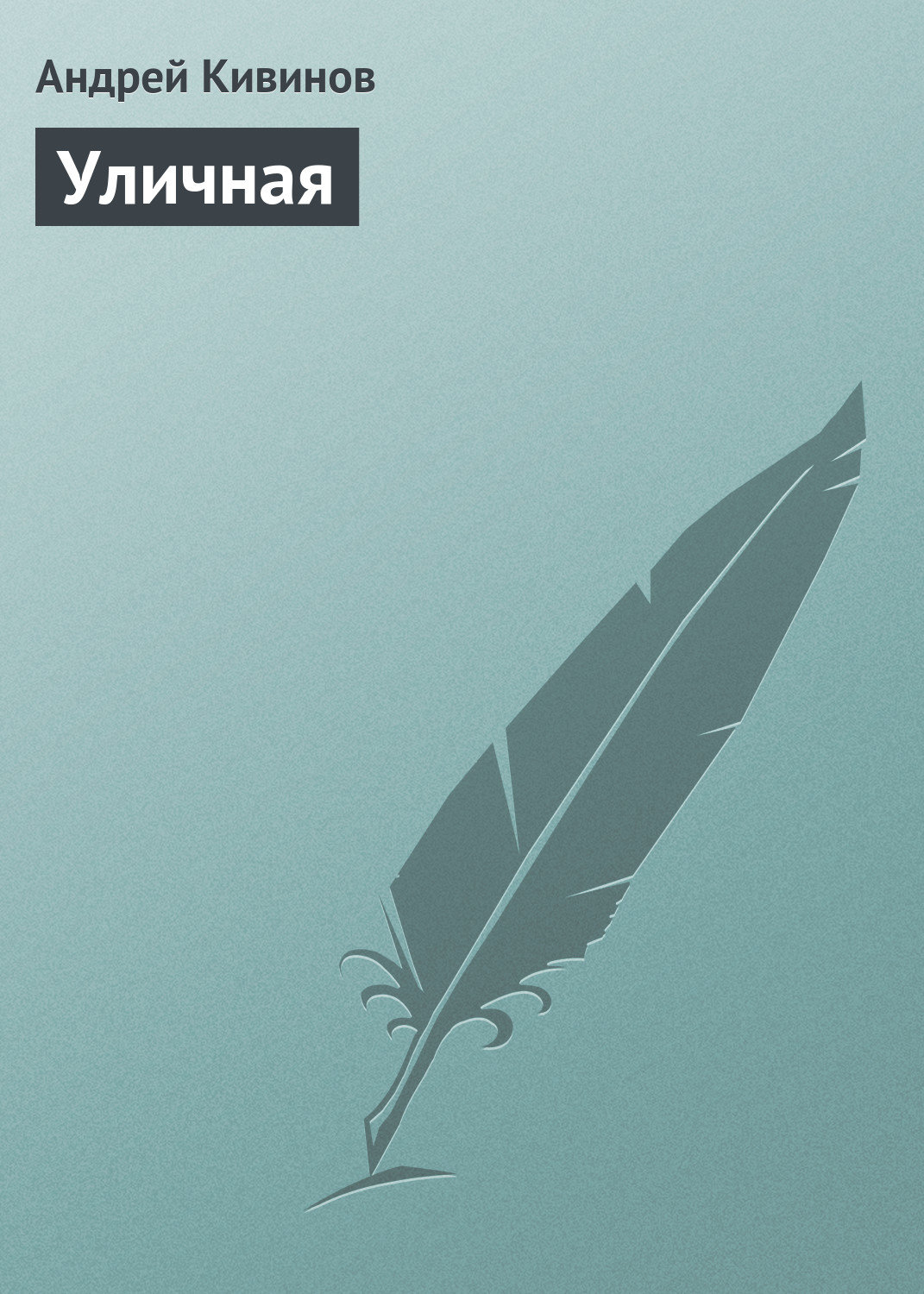 Обложка книги «Уличная»