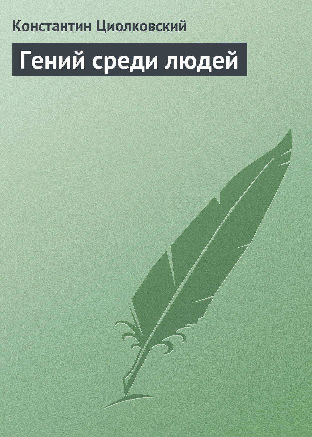Обложка книги «Гений среди людей»