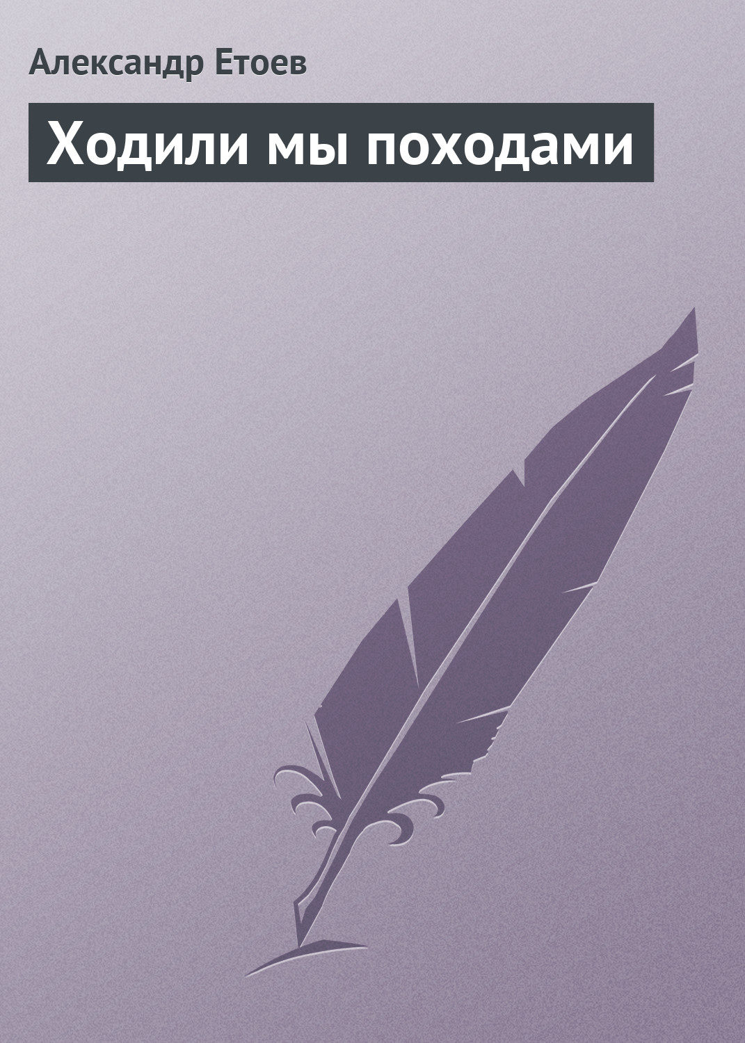 Обложка книги «Ходили мы походами»