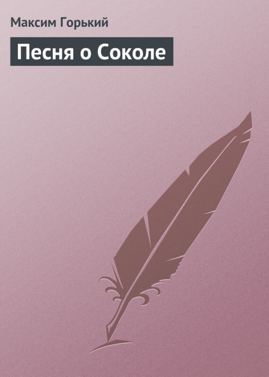 Обложка книги «Песня о Соколе»