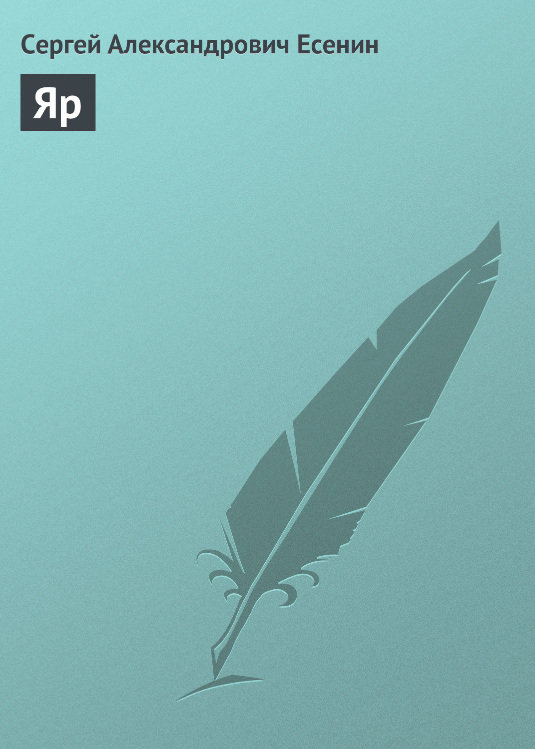 Обложка книги «Яр»