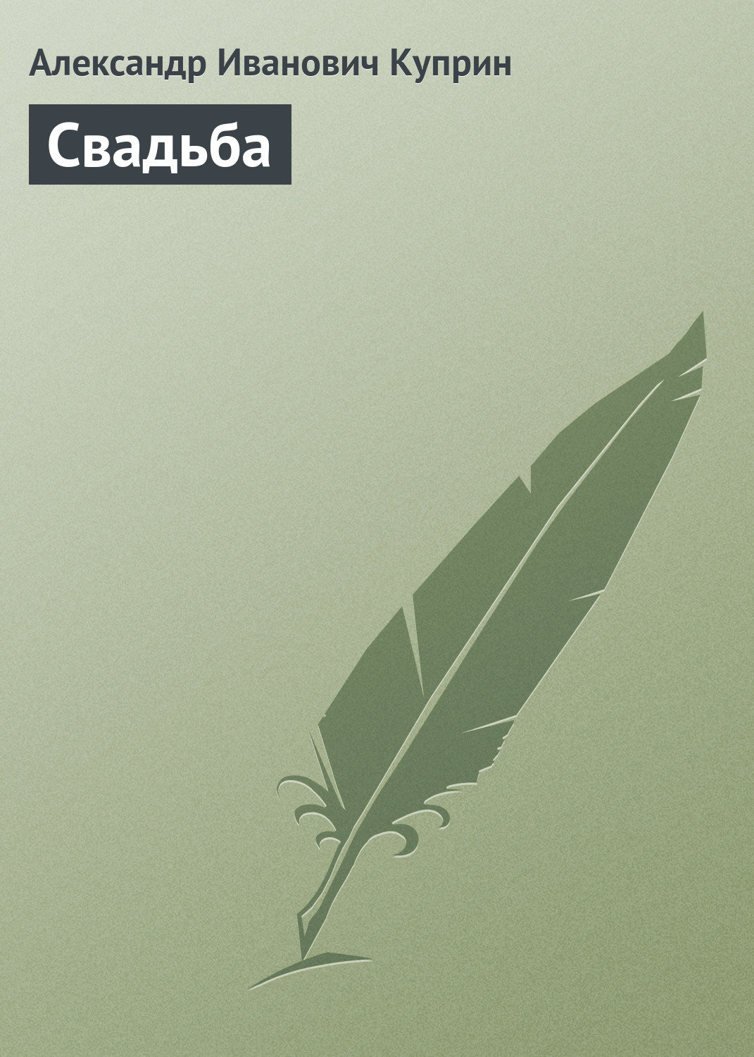 Обложка книги «Свадьба»
