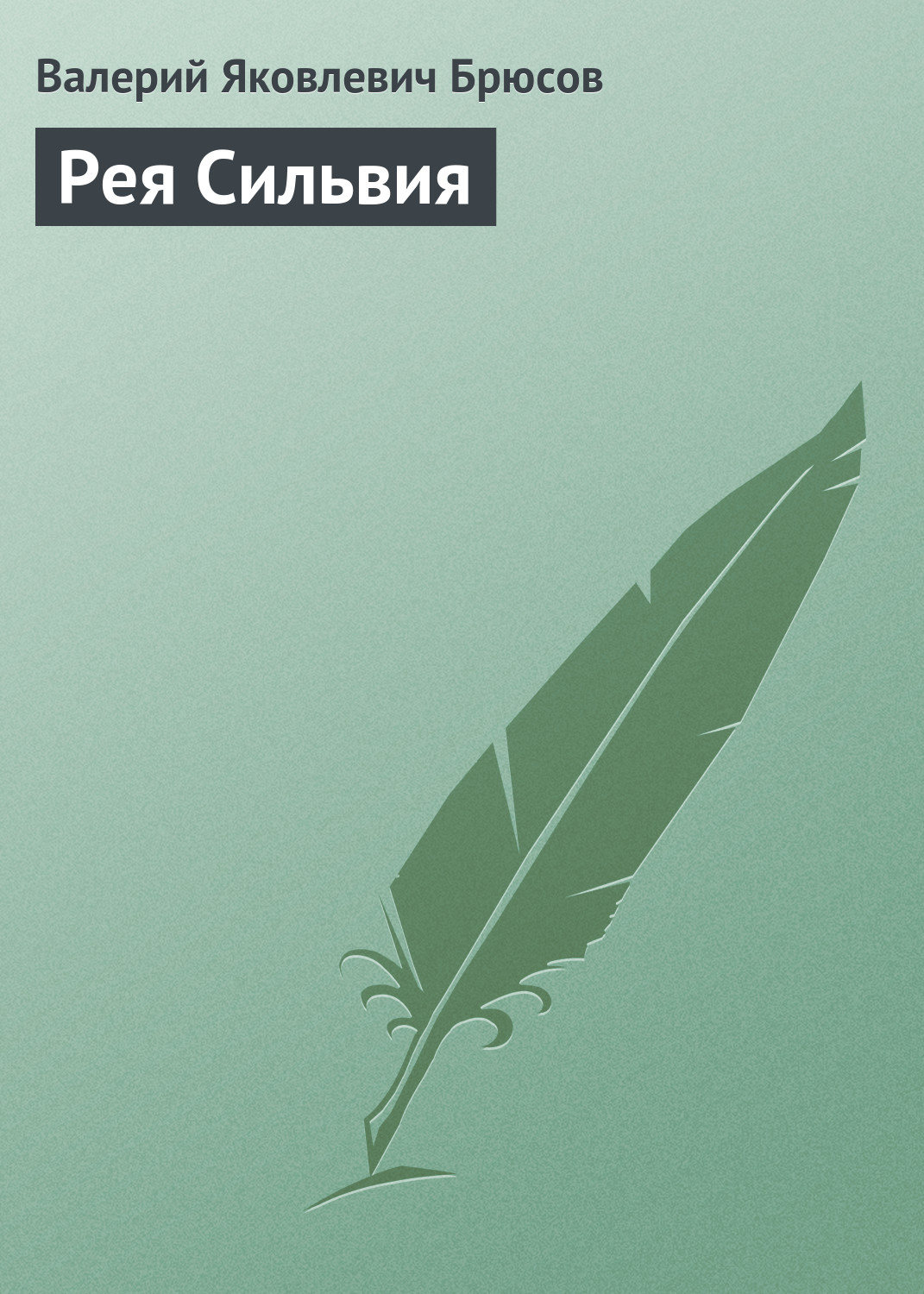 Обложка книги «Рея Сильвия»