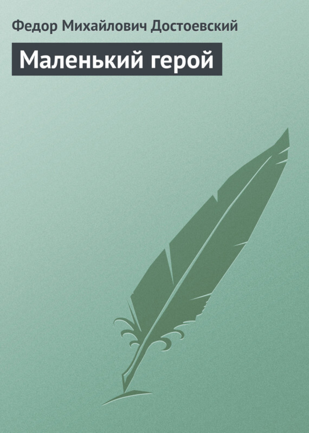 Обложка книги «Маленький герой»