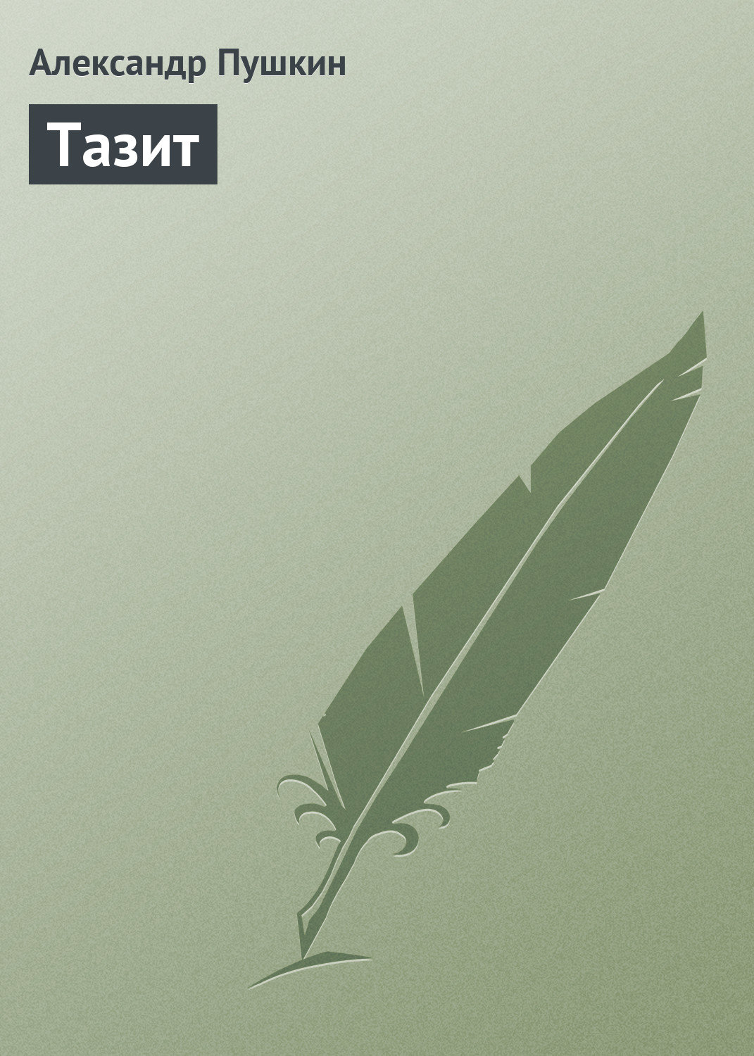 Обложка книги «Тазит»