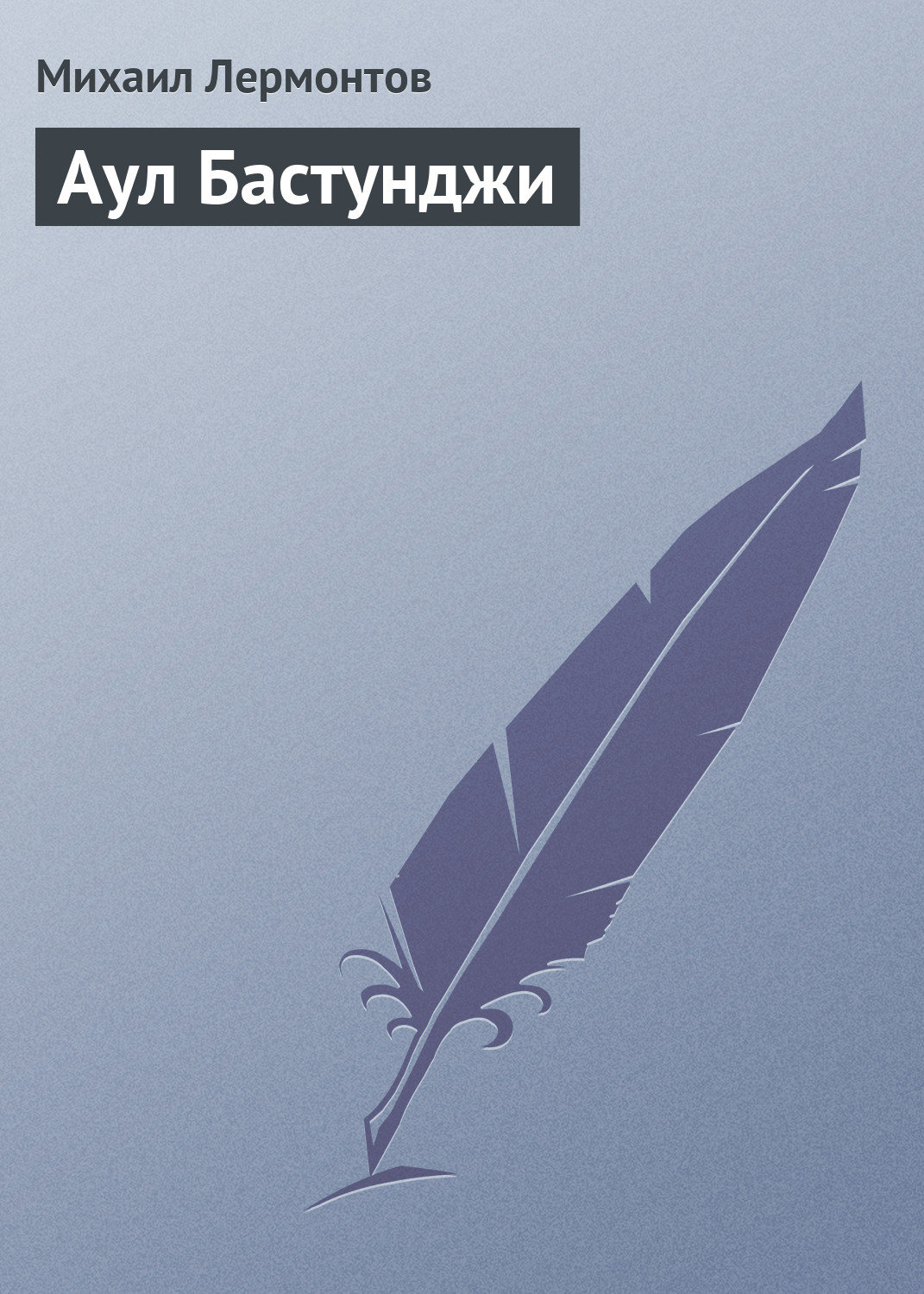 Обложка книги «Аул Бастунджи»