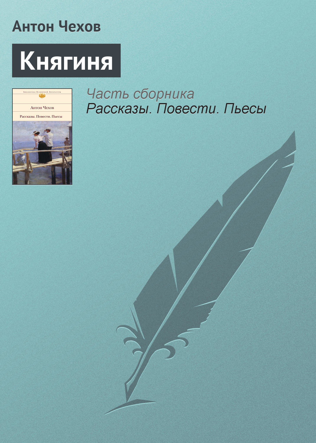 Обложка книги «Княгиня»