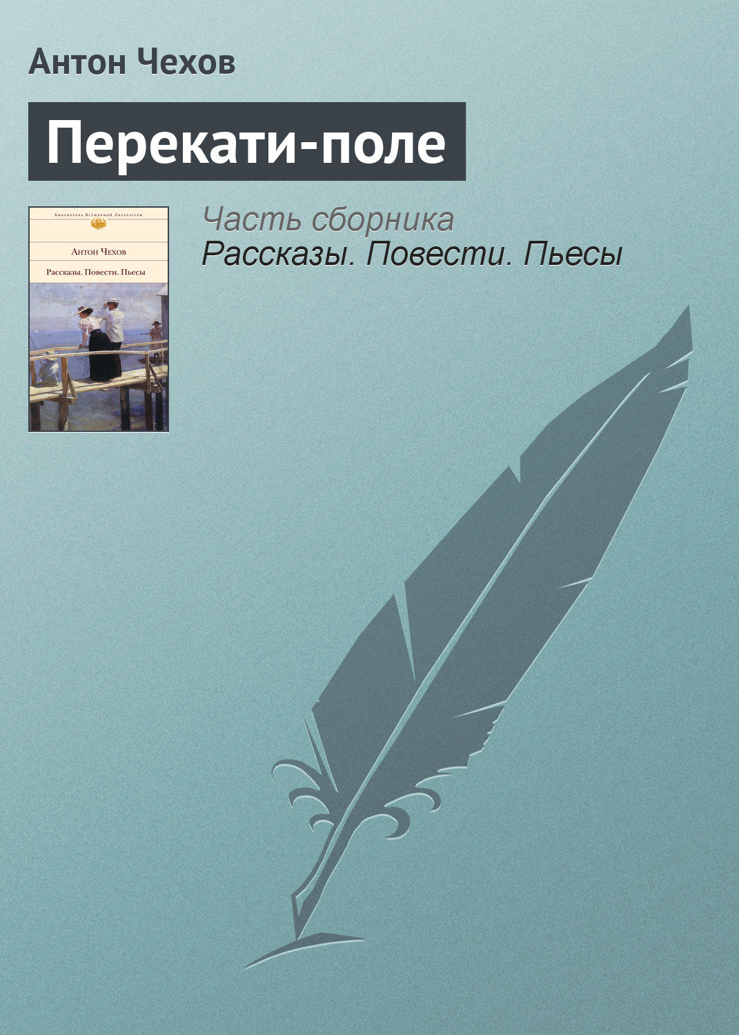 Обложка книги «Перекати-поле»