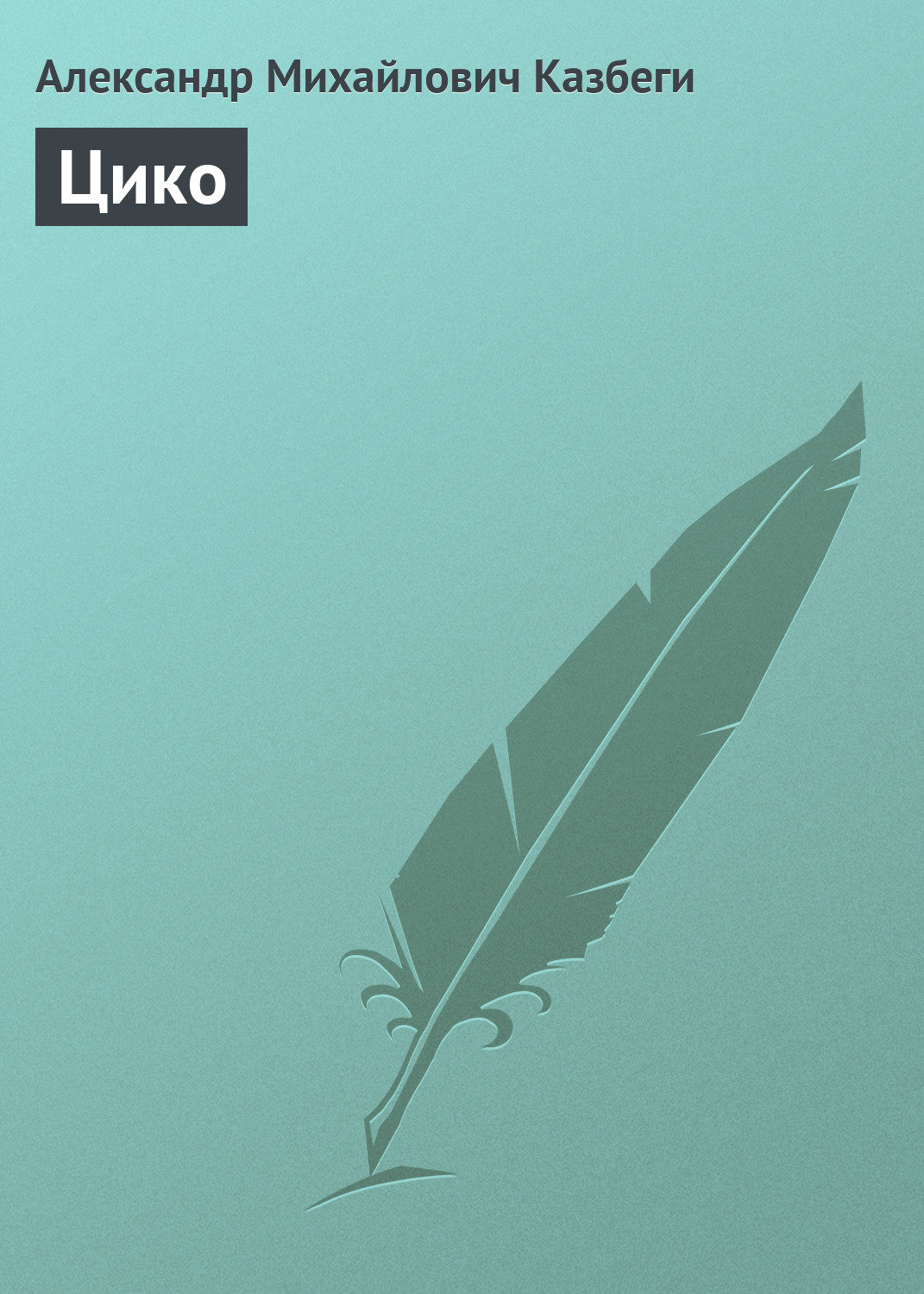 Обложка книги «Цико»