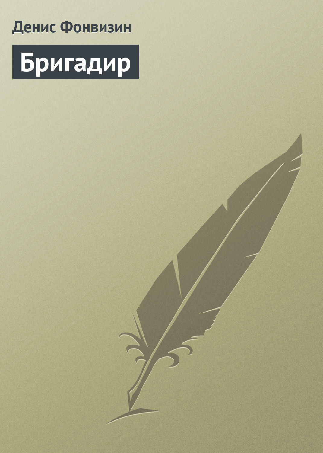 Обложка книги «Бригадир»