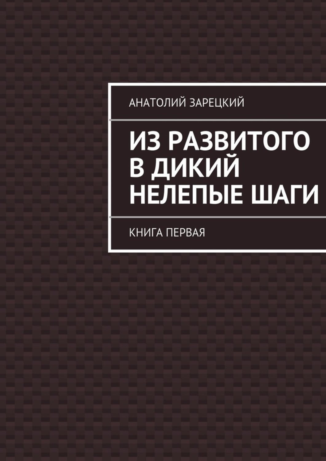 Обложка книги «Из развитого в дикий нелепые ШАГИ»