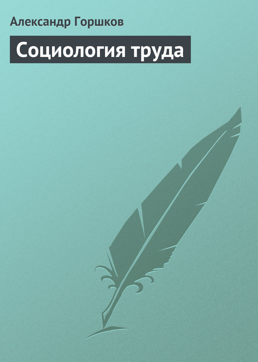 Обложка книги «Социология труда»