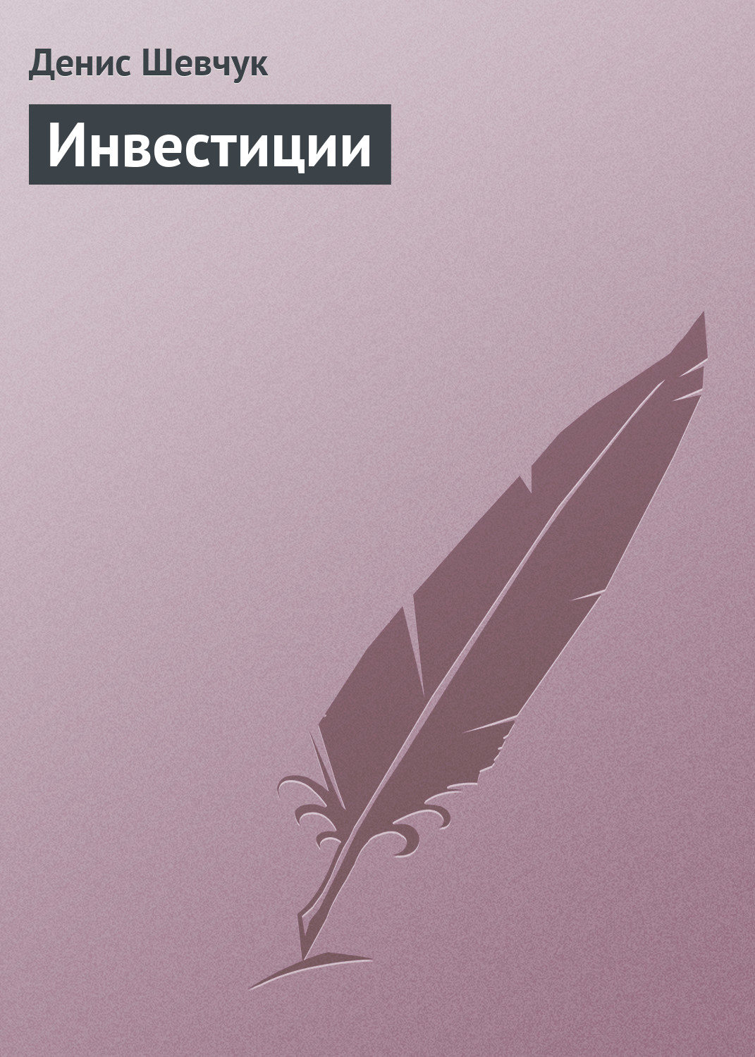 Обложка книги «Инвестиции»