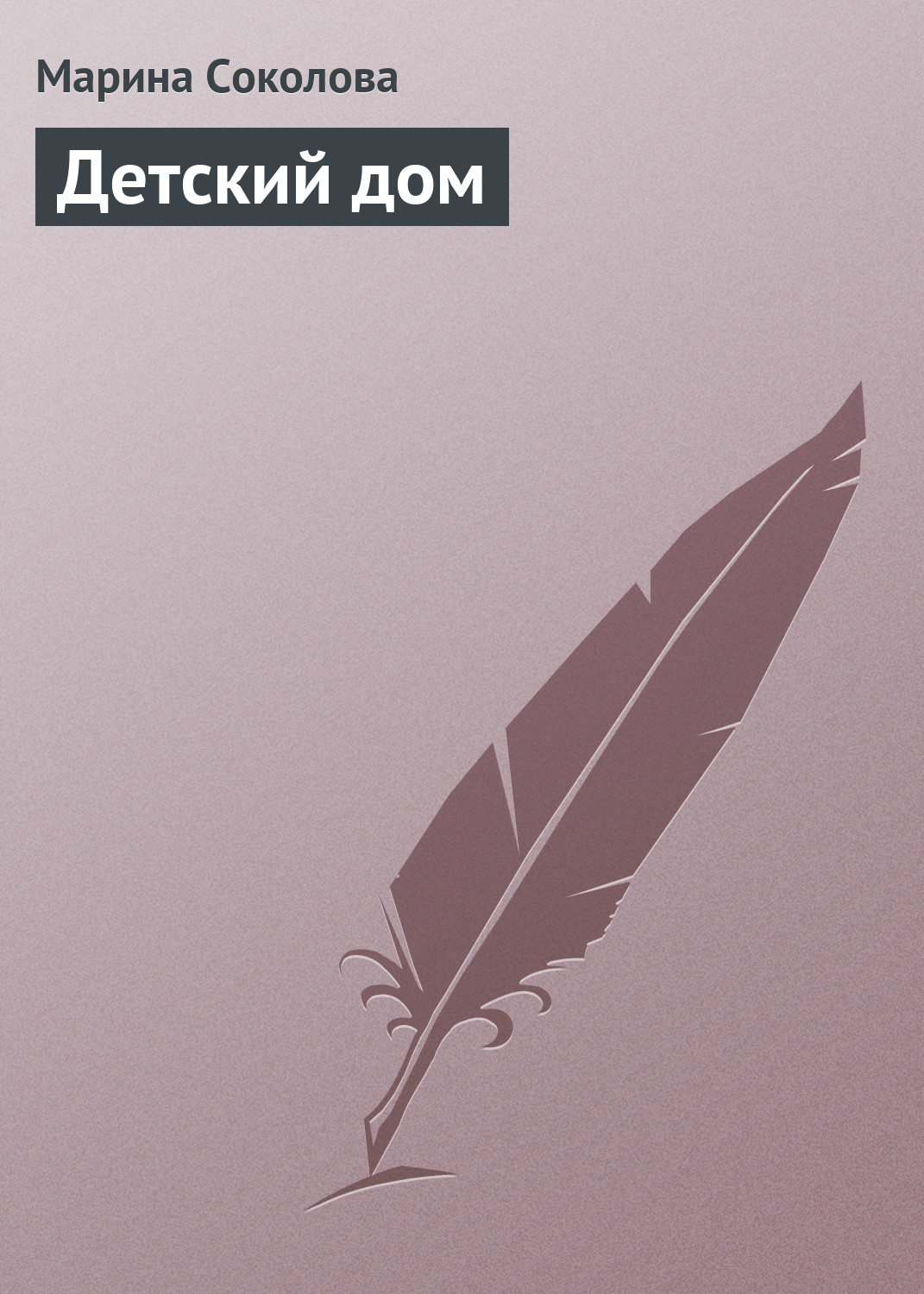 Обложка книги «Детский дом»