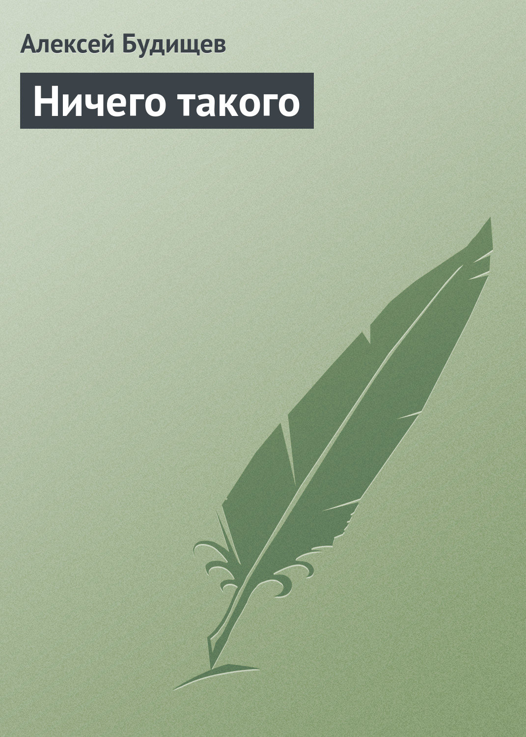 Обложка книги «Ничего такого»