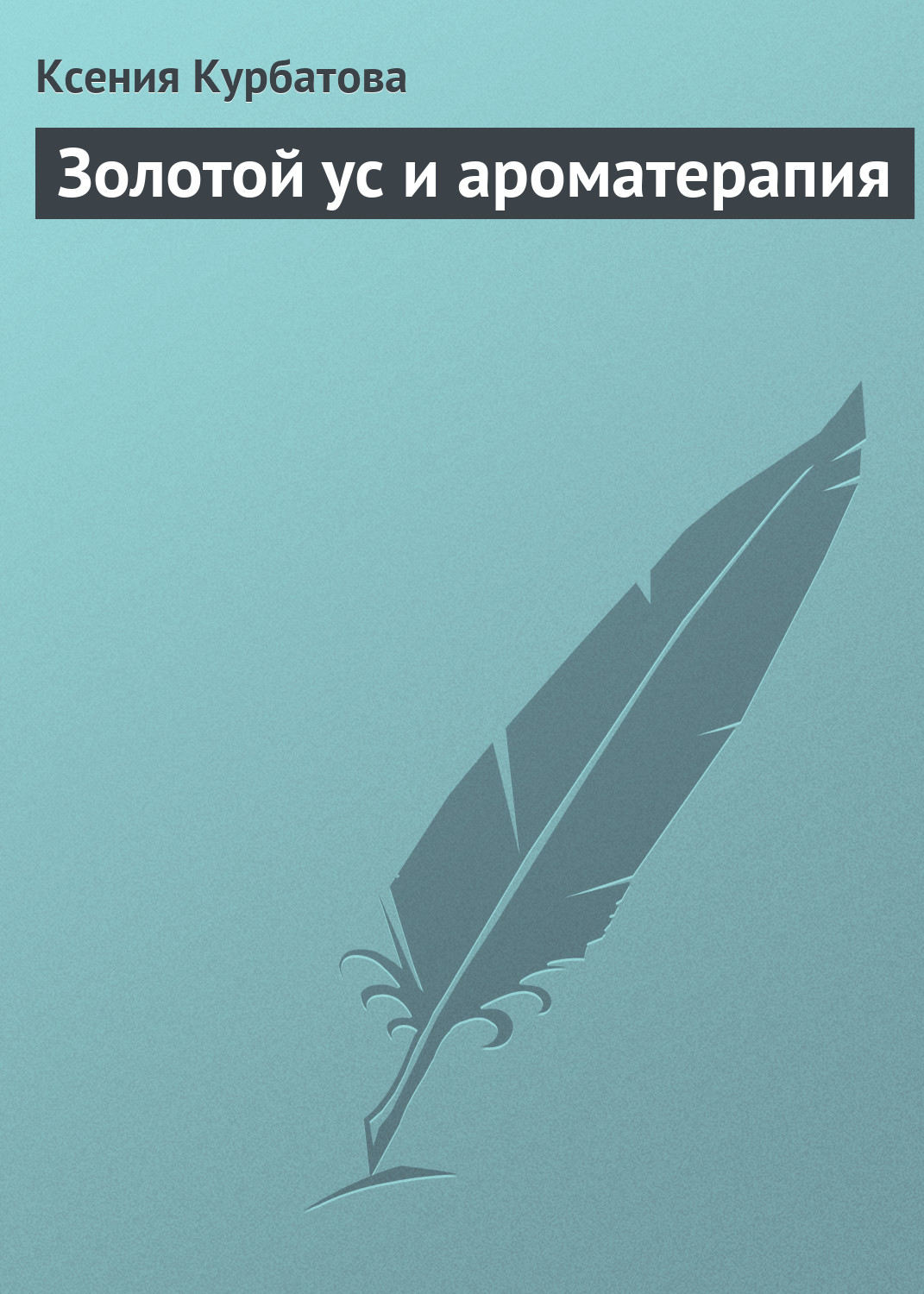 Обложка книги «Золотой ус и ароматерапия»