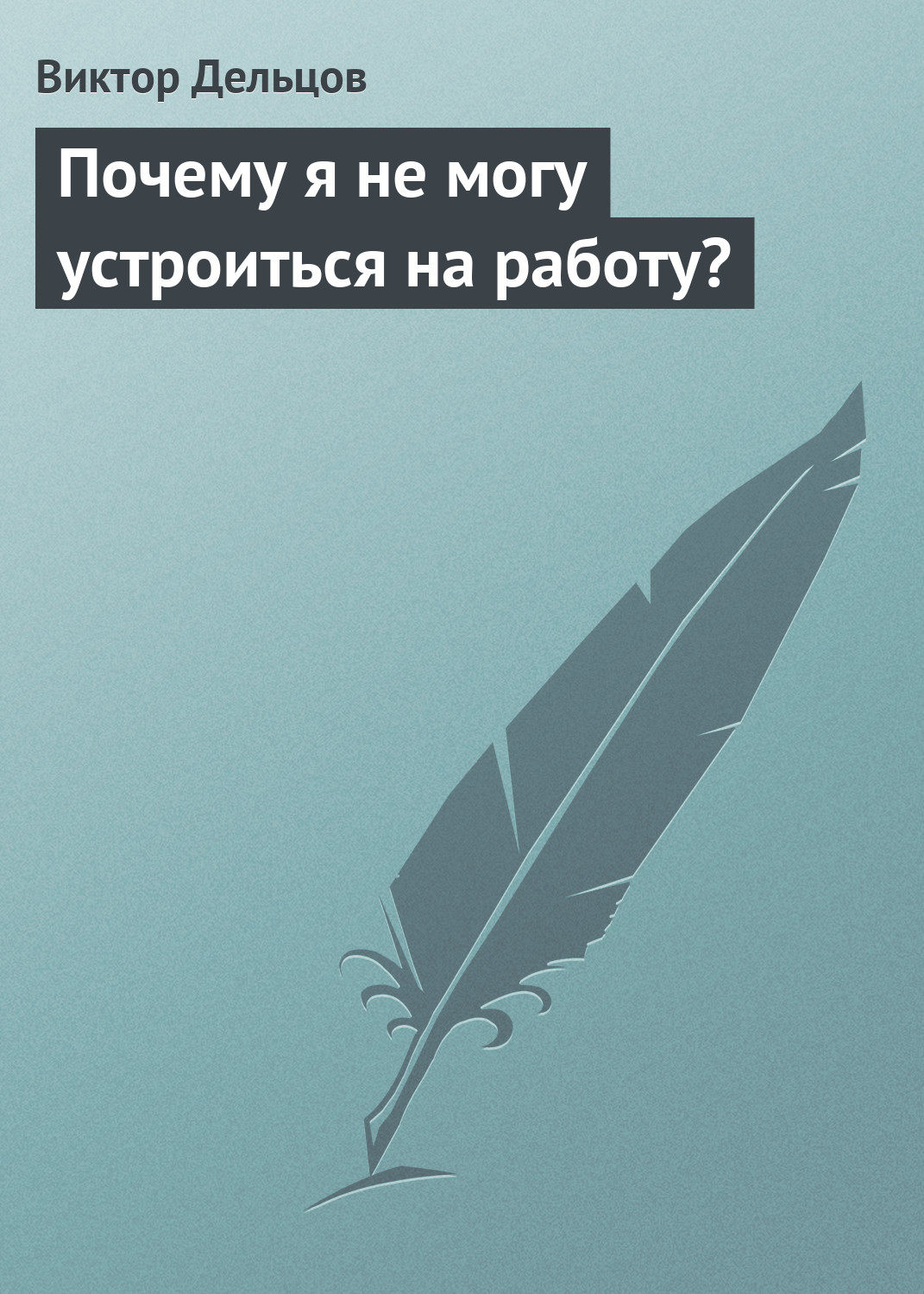 Обложка книги «Почему я не могу устроиться на работу?»