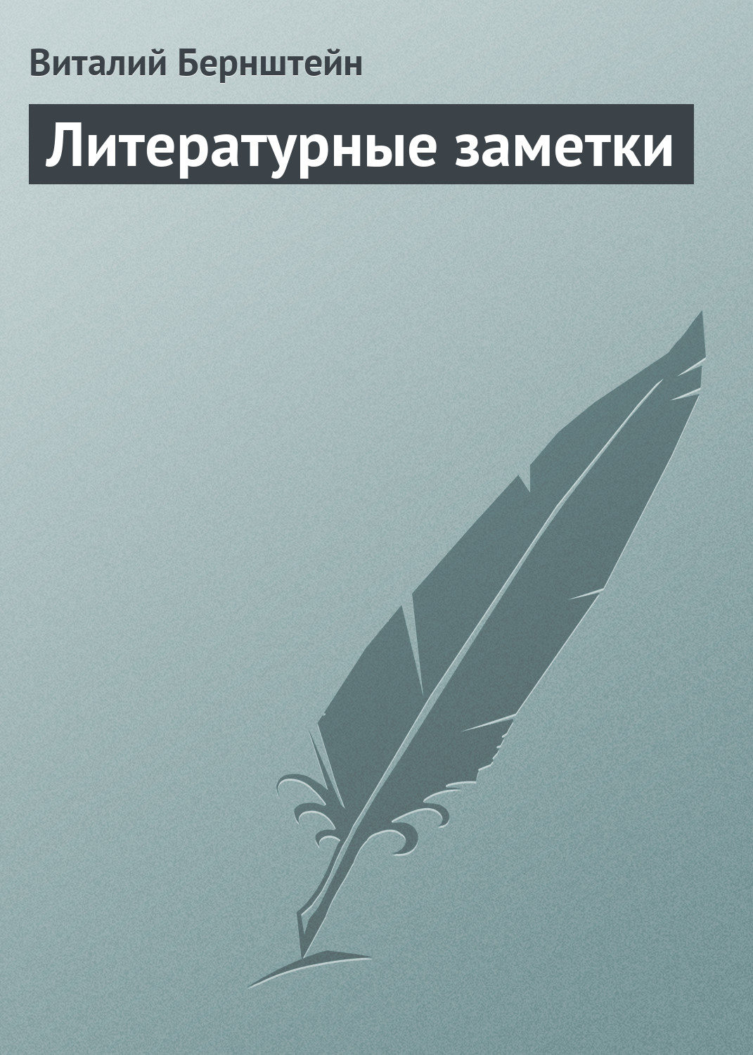 Обложка книги «Литературные заметки»