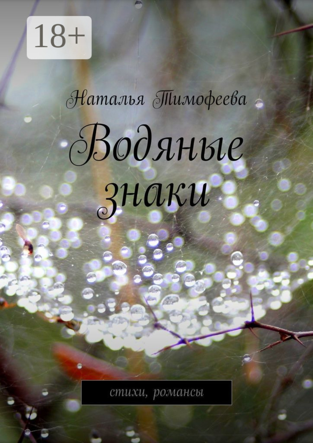 Обложка книги «Водяные знаки. стихи, романсы»