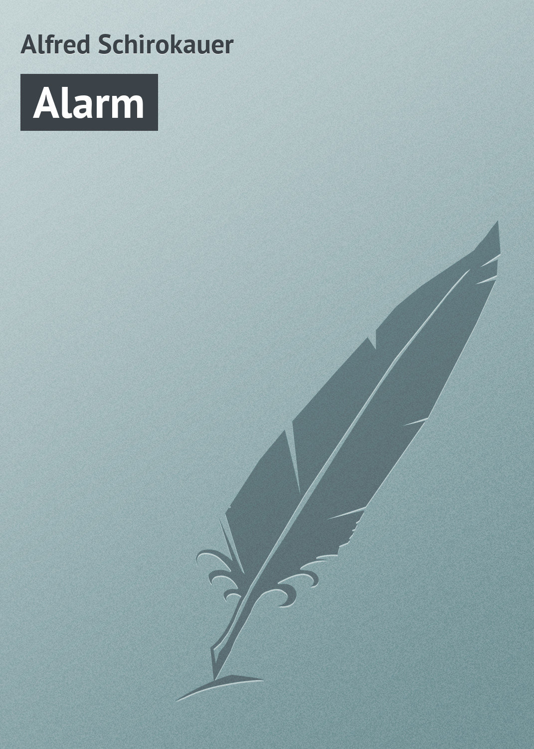 Обложка книги «Alarm»