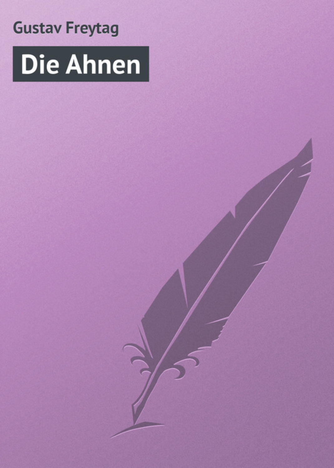 Обложка книги «Die Ahnen»