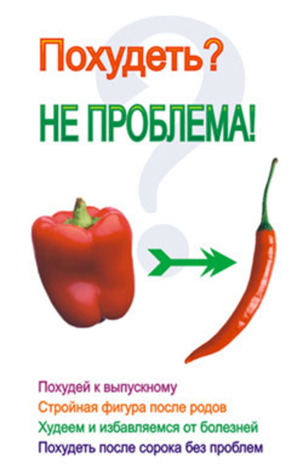 Обложка книги «Похудеть? Не проблема!»