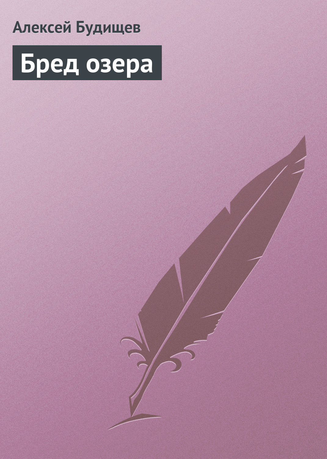 Обложка книги «Бред озера»