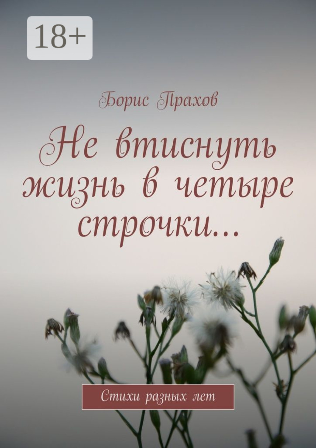 Обложка книги «Не втиснуть жизнь в четыре строчки… Стихи разных лет»