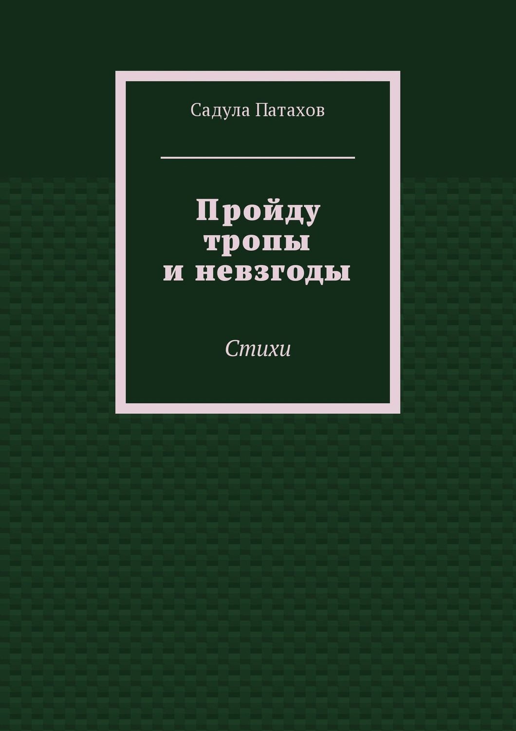 Обложка книги «Пройду тропы и невзгоды. Стихи»