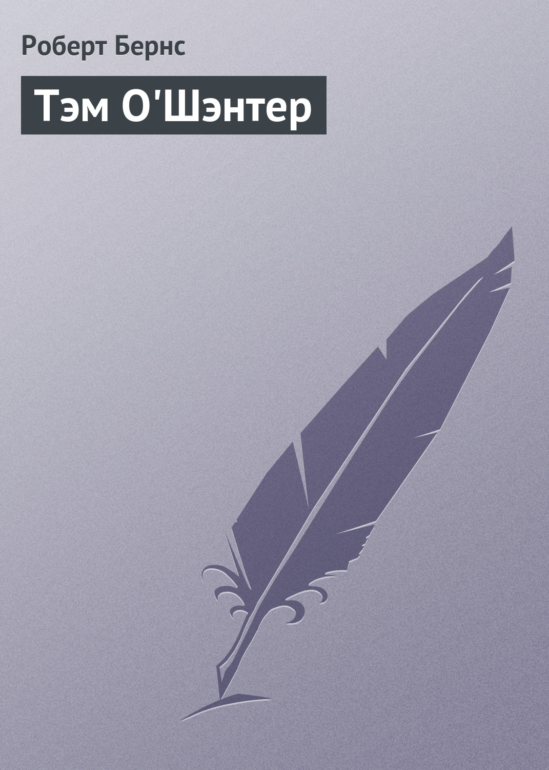 Обложка книги «Тэм О'Шэнтер»