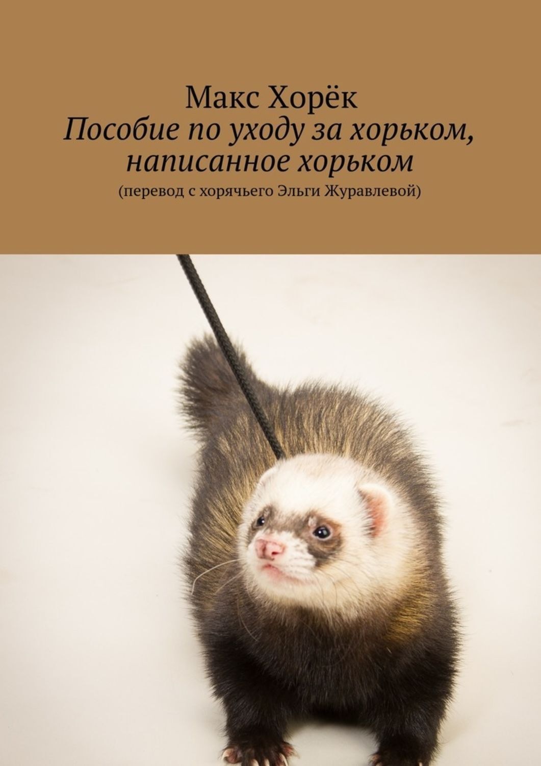 Обложка книги «Пособие по уходу за хорьком, написанное хорьком»