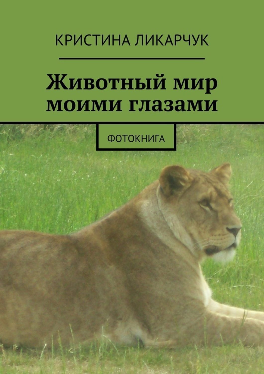 Обложка книги «Животный мир моими глазами. Фотокнига»