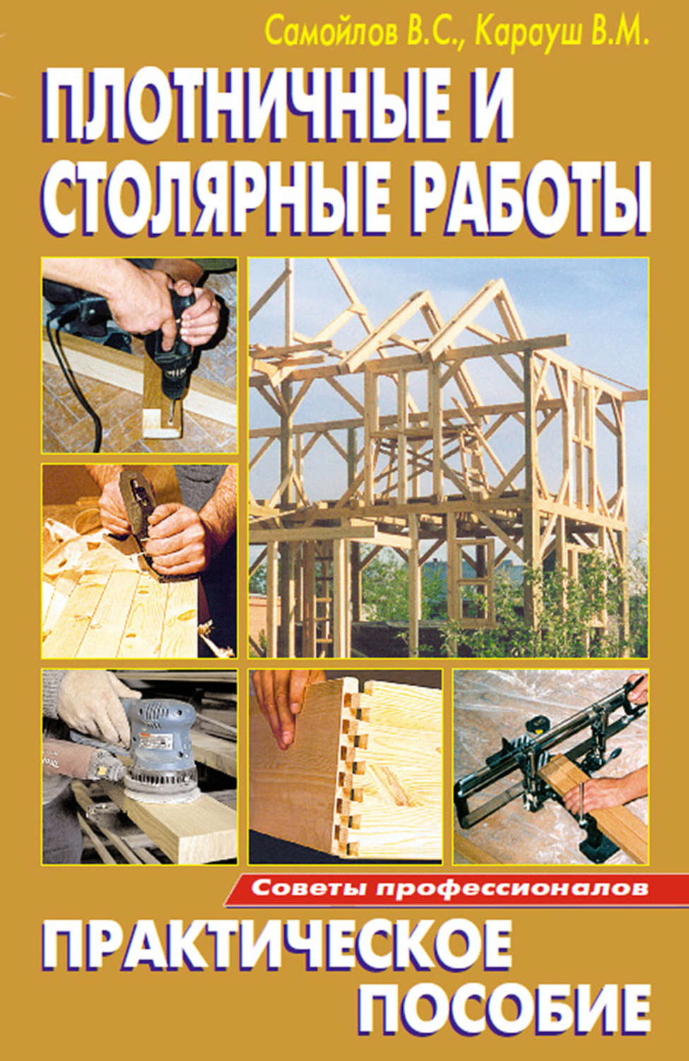 Обложка книги «Плотничные и столярные работы. Практическое пособие»