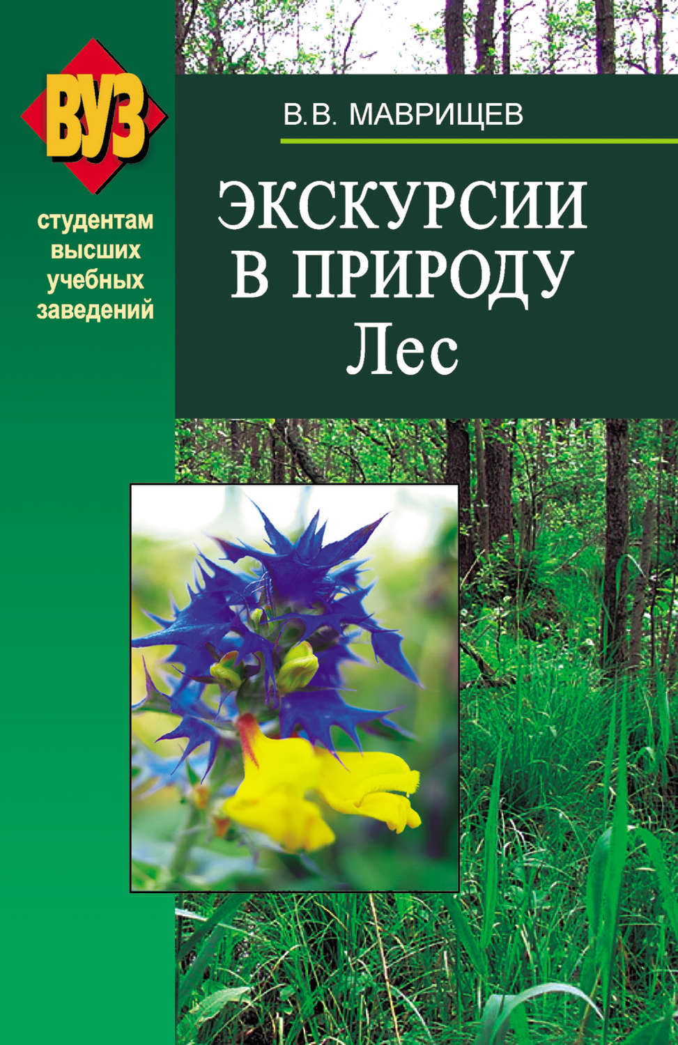 Обложка книги «Экскурсии в природу. Лес»