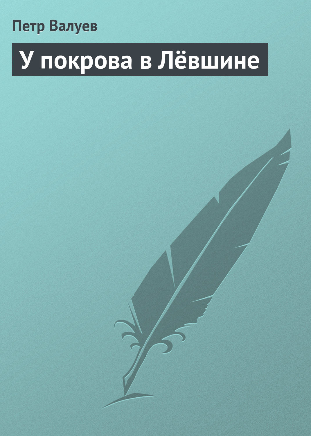 Обложка книги «У покрова в Лёвшине»