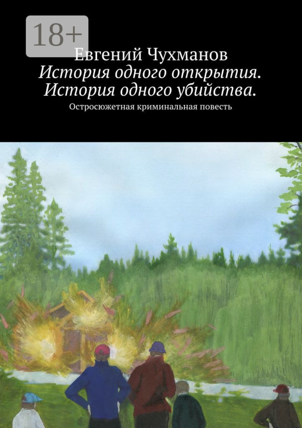 Обложка книги «История одного открытия. История одного убийства. Остросюжетная криминальная повесть»