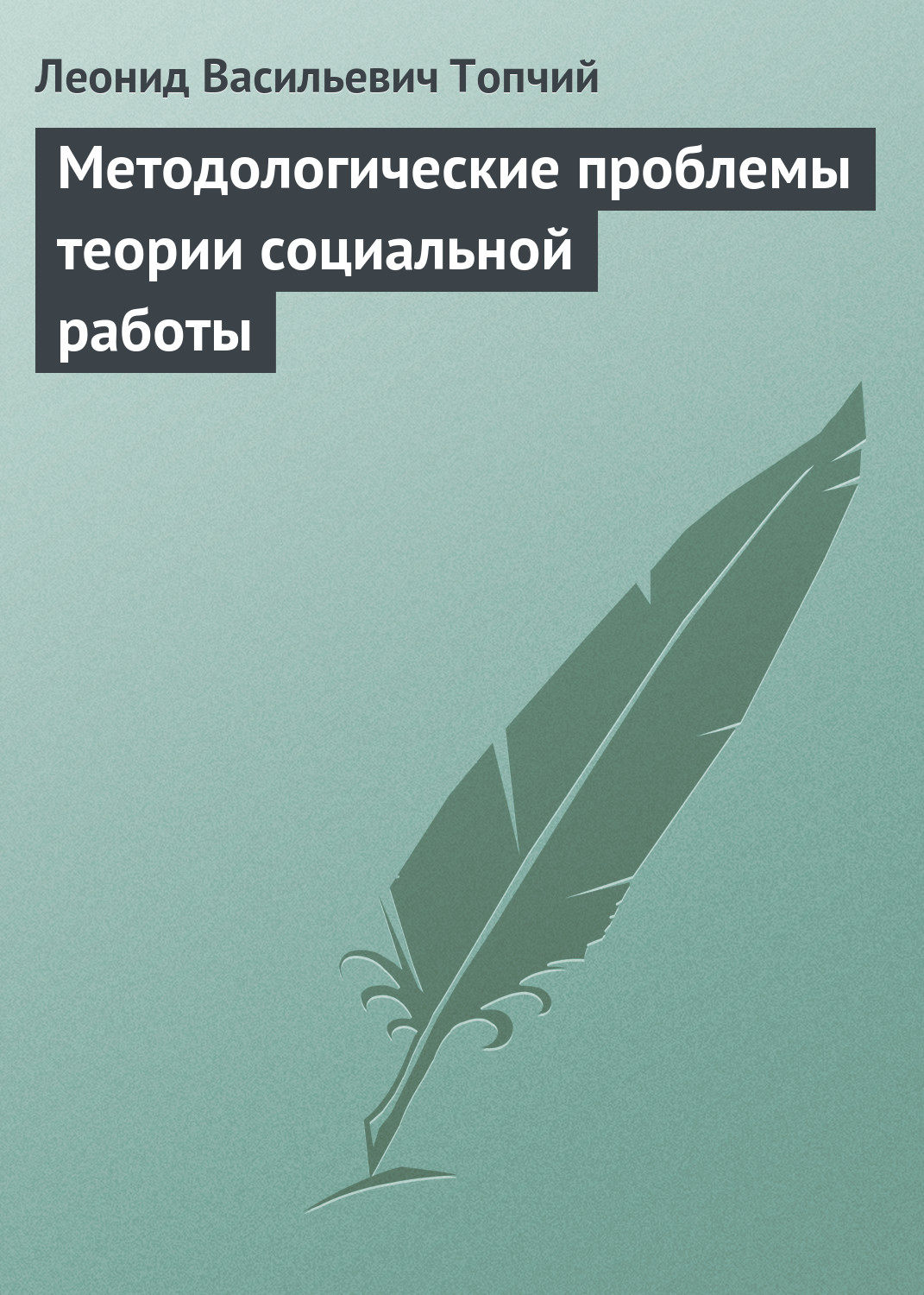 Обложка книги «Методологические проблемы теории социальной работы»
