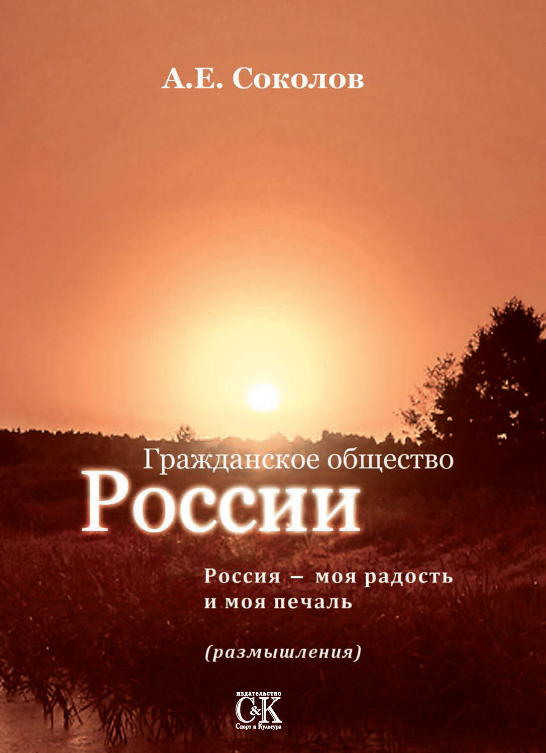 Обложка книги «Гражданское общество России. Россия – моя радость и моя печаль (размышления)»